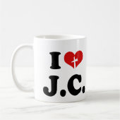 Mug J'aime Jésus-Christ (Gauche)