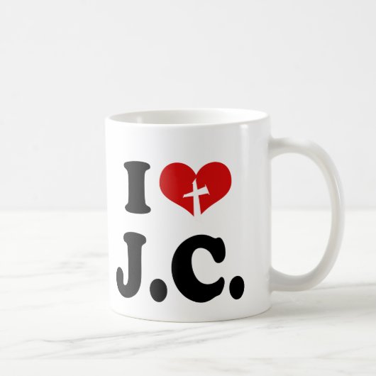 Mug J'aime Jésus-Christ (Droite)