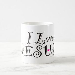 Mug J'aime Jésus Citation Inspirante