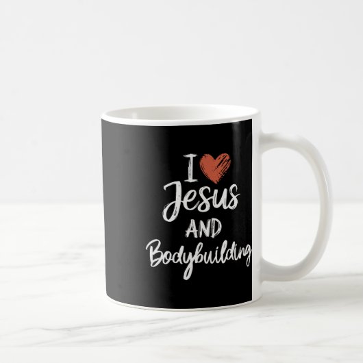 Mug J'Aime Jésus Et La Construction Du Corps Chrétien (Droite)