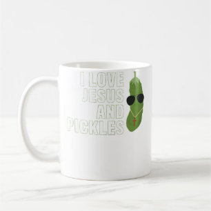 Mug J'aime Jésus Et Les Pickles Chrétiens Garçons Fill