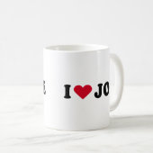 MUG J'AIME JOE (Devant droit)