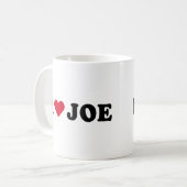 MUG J'AIME JOE (Devant gauche)