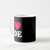 Mug J'aime Joe (Devant gauche)