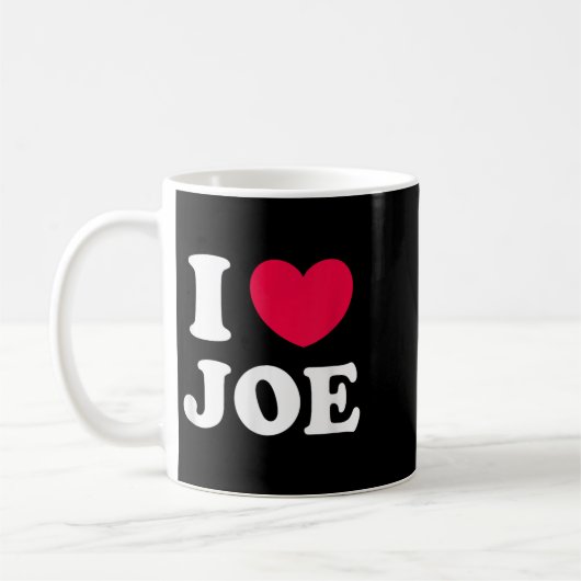 Mug J'aime Joe (Gauche)