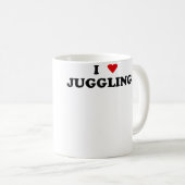 Mug J'aime Jongleur - J'adore le Jonglage (Devant droit)