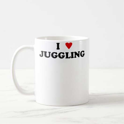 Mug J'aime Jongleur - J'adore le Jonglage (Gauche)