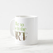 Mug J'aime jouer dans le Dirt Funny Gardening (Devant gauche)