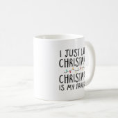 Mug J'aime juste Noël (Devant droit)