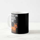Mug J'aime Juste Vraiment Les Chevaux Ok_ Équitation É (Devant gauche)