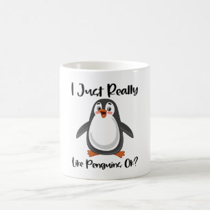 Mug J'aime Juste Vraiment Les Manchots Ok?