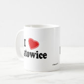 Mug J'aime Katowice (Devant gauche)