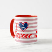 Mug J'aime Kaycee, Wyoming (Devant gauche)