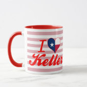 Mug J'aime Keller, le Texas (Gauche)
