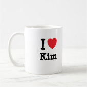 Mug J'aime Kim heart T-Shirt (Gauche)