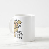Mug J'Aime Knotty Puns Funky Rope Pun (Devant gauche)