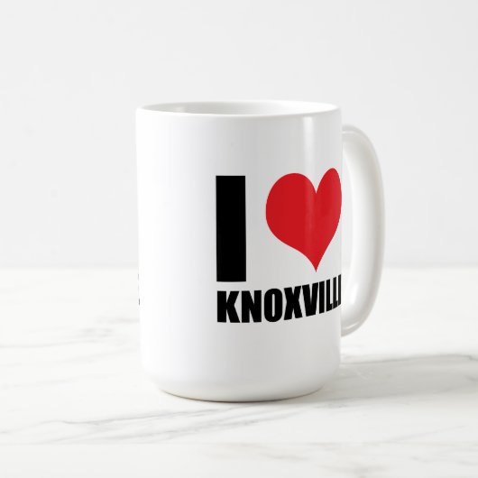 Mug J'aime Knoxville (Devant droit)