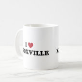 Mug J'aime Knoxville Tennessee (Devant gauche)