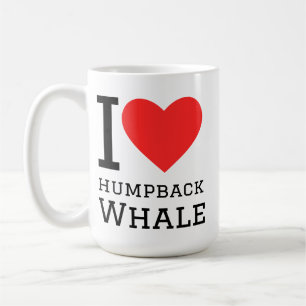 Mug J'aime la baleine à bosse