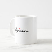 Mug J'aime la Belgique (Devant gauche)