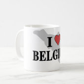 Mug J'aime la Belgique (Devant gauche)