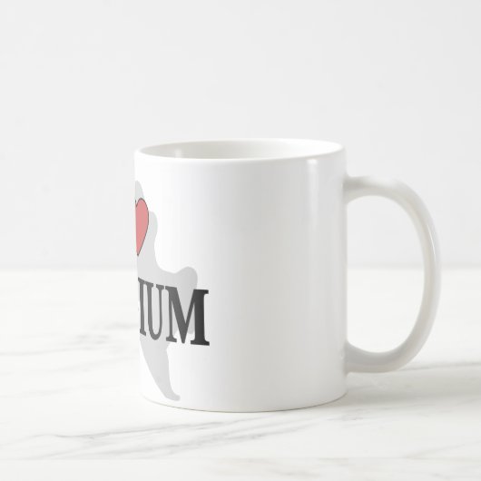 Mug J'aime la Belgique (Droite)