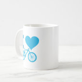 Mug J'aime la bicyclette (Devant gauche)