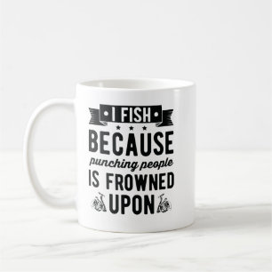 Mug J'aime la bière et la pêche et peut-être 3 personn