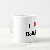 Mug J'aime la Bolivie (Devant gauche)