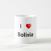 Mug J'aime la Bolivie (Centre)