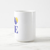 Mug J'aime la Bosnie (Centre)