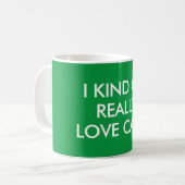 Mug J'aime la boue de chats (Devant gauche)