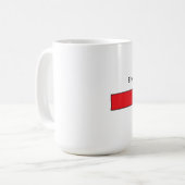 Mug J'aime la caféine (Devant gauche)