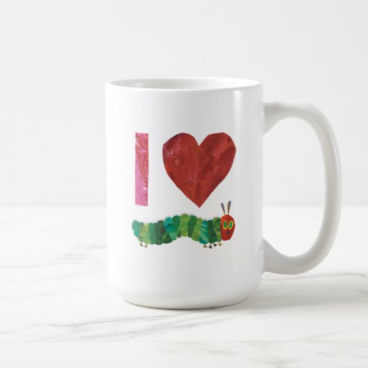Mug J'Aime La Caterpillar Très Affamée (Droite)