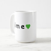 Mug J'aime la chaux (Devant gauche)