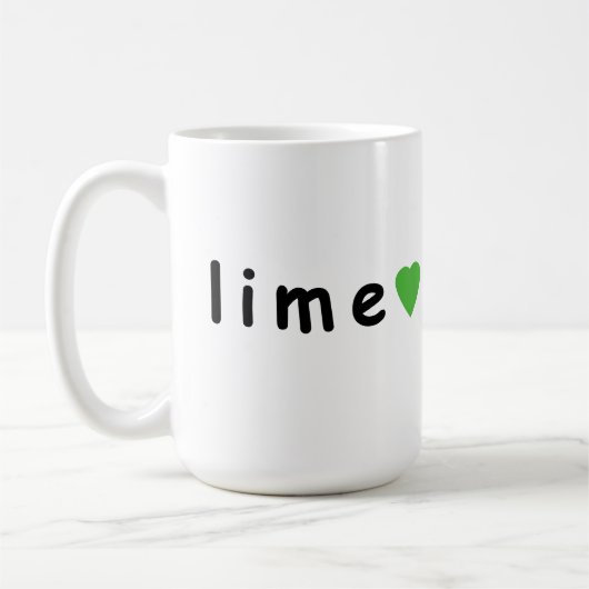 Mug J'aime la chaux (Gauche)