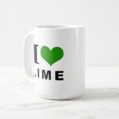 Mug J'aime la chaux (Devant gauche)