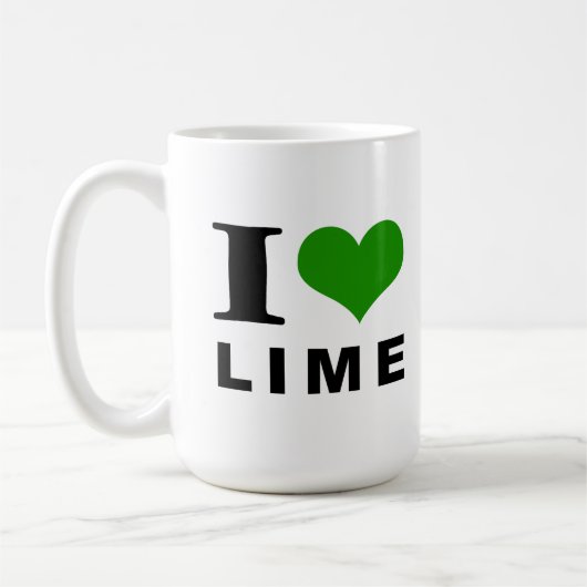 Mug J'aime la chaux (Gauche)