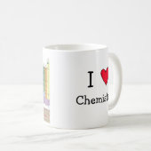 Mug J'aime la chimie ! (Devant droit)