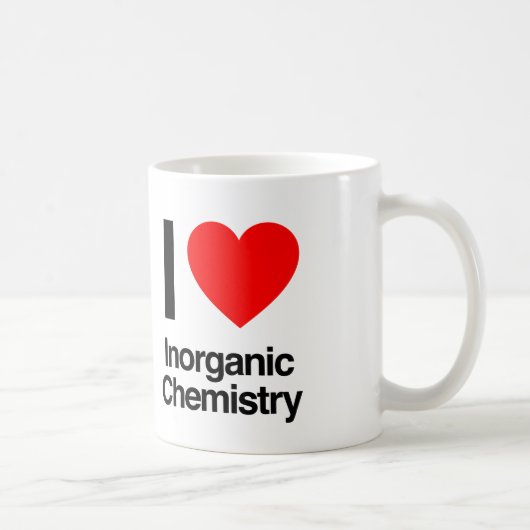 Mug j'aime la chimie inorganique (Droite)