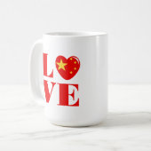 Mug J'aime la Chine (Devant gauche)
