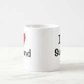 Mug J'aime la citation de plaisanterie d'économiste (Centre)