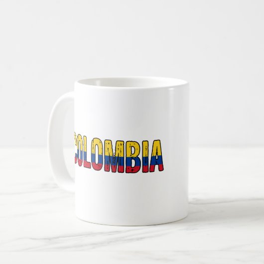 Mug J'aime la Colombie (Devant gauche)
