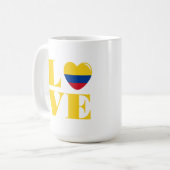 Mug J'aime la Colombie (Devant gauche)