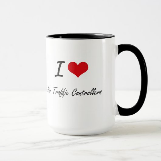 Mug J'aime la conception artistique de contrôleurs de (Droite)
