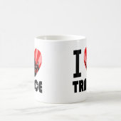 Mug J'aime la conception de danseurs de transe (Centre)