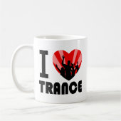 Mug J'aime la conception de danseurs de transe (Gauche)