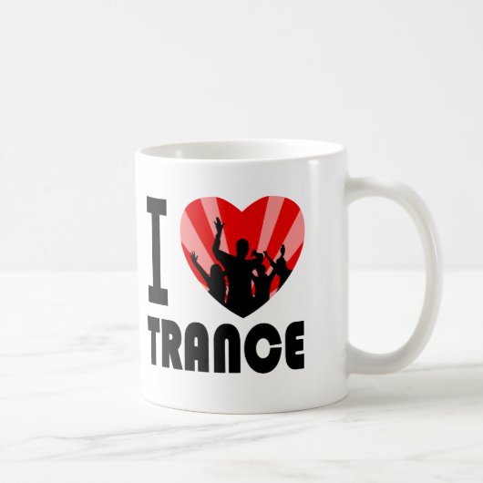 Mug J'aime la conception de danseurs de transe (Droite)