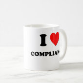 Mug J'aime la conformité (Devant droit)