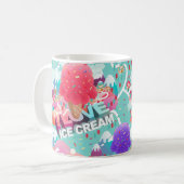 Mug j'aime la crème glacée (Devant gauche)